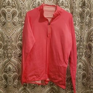 B2G1 Hot pink 1/4 zip pullover